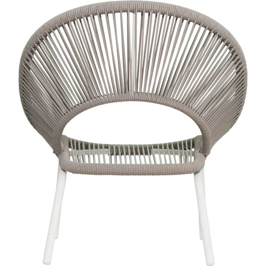 Ionian Lounge Chair - White Outdoor Accent Chair - LOOMLAN - Seasonal Living - Outdoor Lounge Chairs