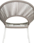 Ionian Lounge Chair - White Outdoor Accent Chair - LOOMLAN - Seasonal Living - Outdoor Lounge Chairs