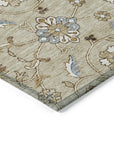 LOOMLAN Rugs Irene Beige Washable Indoor-Outdoor Rug