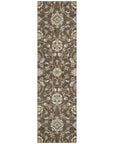 LOOMLAN Rugs Irene Brown Washable Indoor-Outdoor Rug