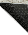 LOOMLAN Rugs Irene Ivory Washable Indoor-Outdoor Rug