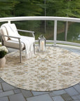 LOOMLAN Rugs Irene Ivory Washable Indoor-Outdoor Rug