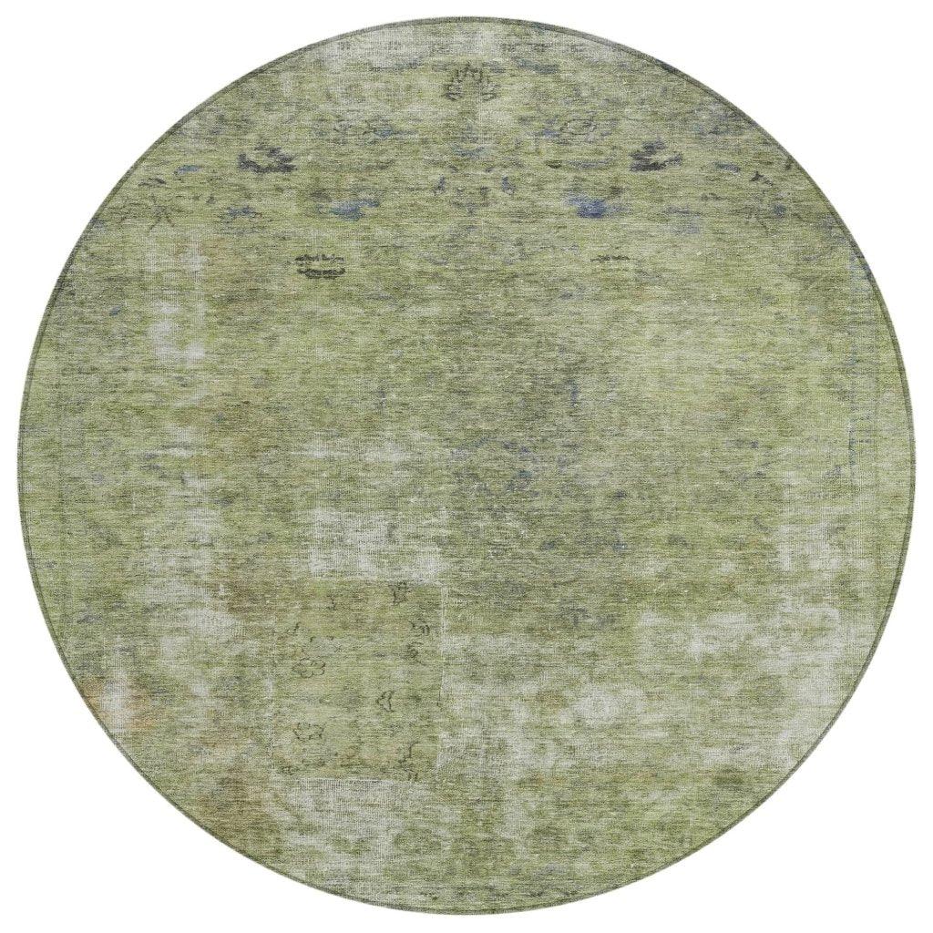 LOOMLAN Rugs Isadorae Aloe Washable Indoor-Outdoor Rug