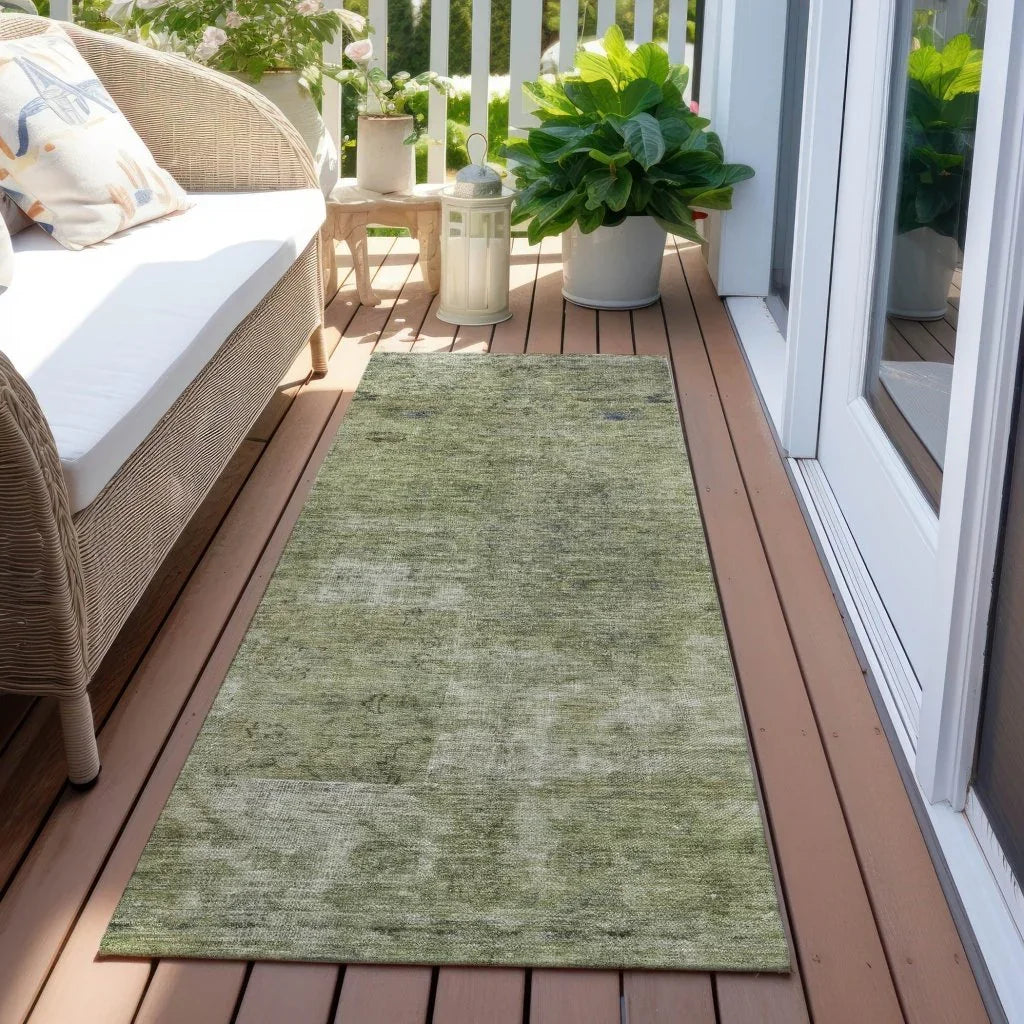 LOOMLAN Rugs Isadorae Aloe Washable Indoor-Outdoor Rug