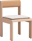 Island Aluminum Brown Dining Chair 2PC - LOOMLAN - Zuo Modern - Outdoor Dining Chairs