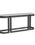 Malibu Aluminum Framed Outdoor Console Table