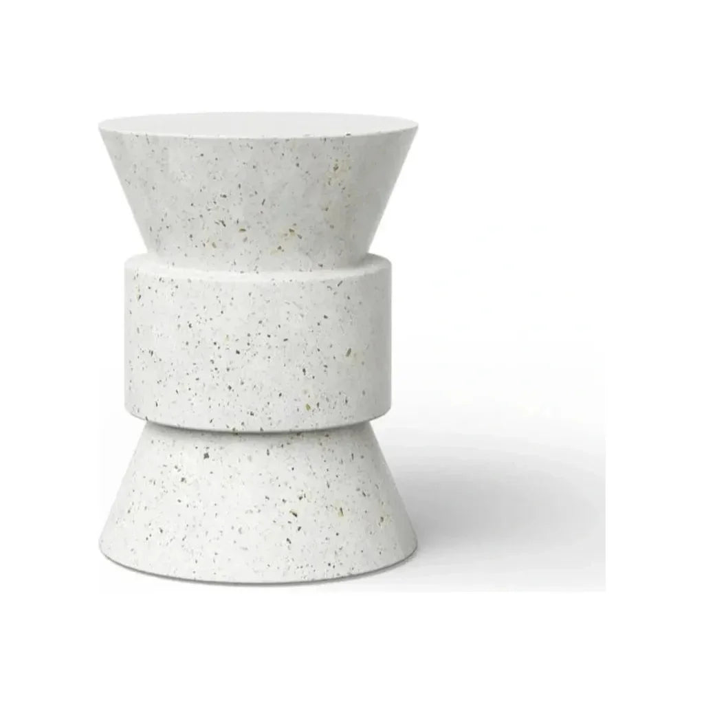 Jackson Unique Shaped Concrete Outdoor Stool - LOOMLAN - Urbia - Garden Stools