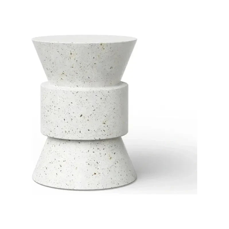 Jackson Unique Shaped Concrete Outdoor Stool - LOOMLAN - Urbia - Garden Stools