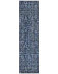 LOOMLAN Rugs Jane Blue Washable Indoor-Outdoor Rug