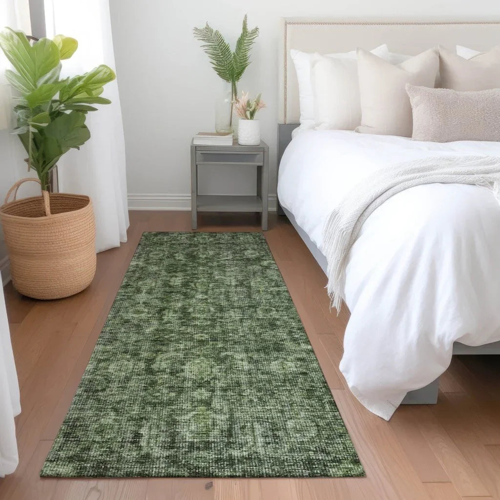 LOOMLAN Rugs Jane Green Washable Indoor-Outdoor Rug