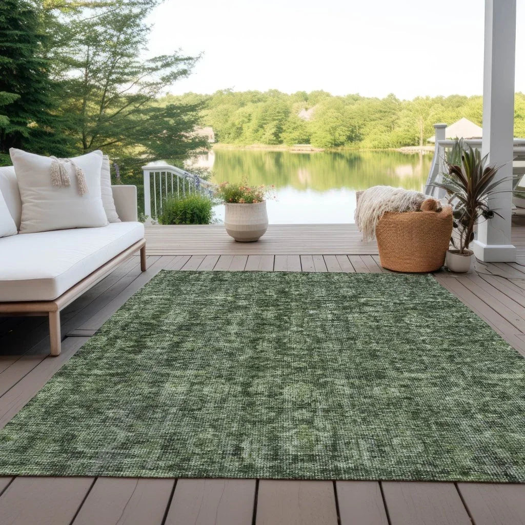 LOOMLAN Rugs Jane Green Washable Indoor-Outdoor Rug