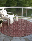 LOOMLAN Rugs Jane Pink Washable Indoor-Outdoor Rug