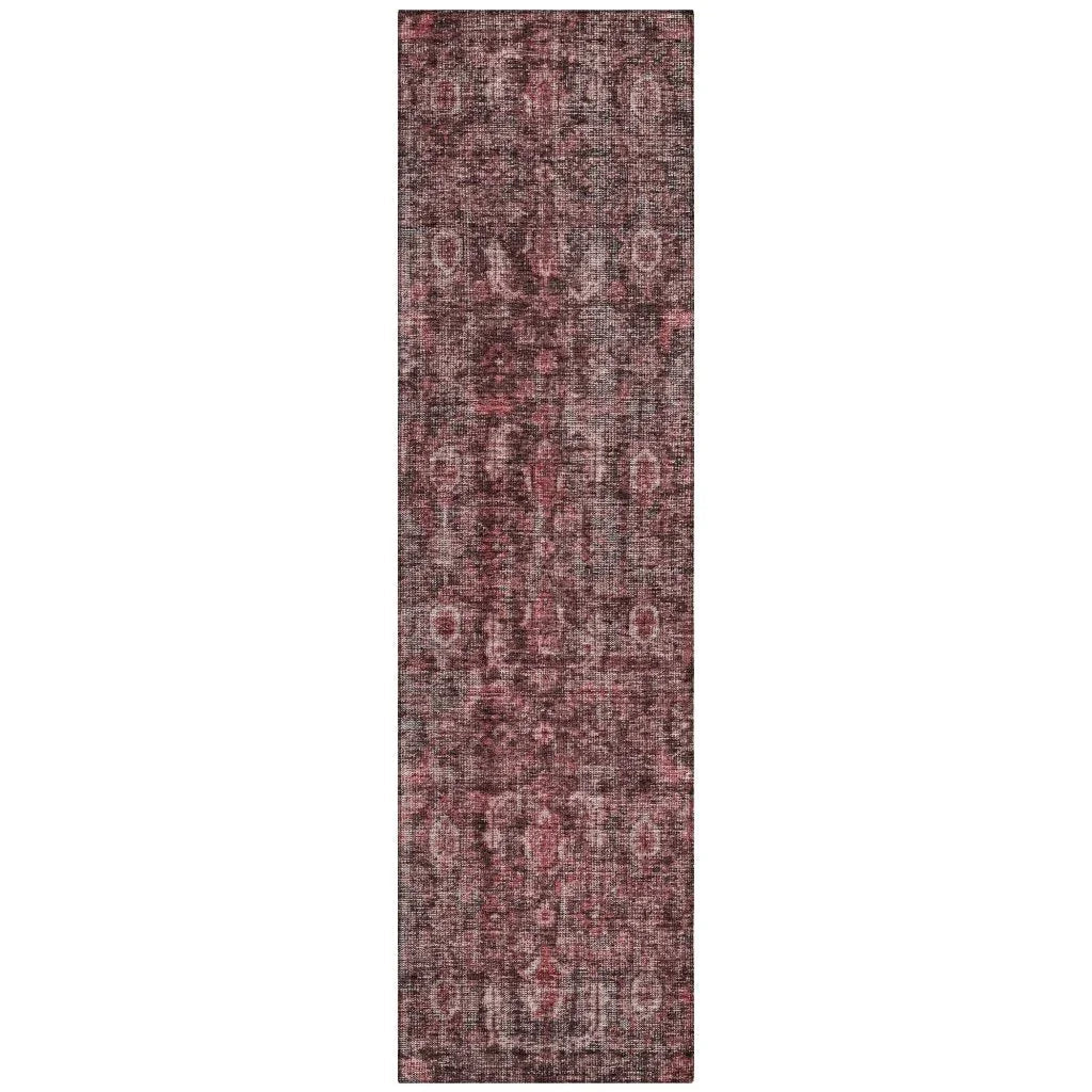 LOOMLAN Rugs Jane Pink Washable Indoor-Outdoor Rug