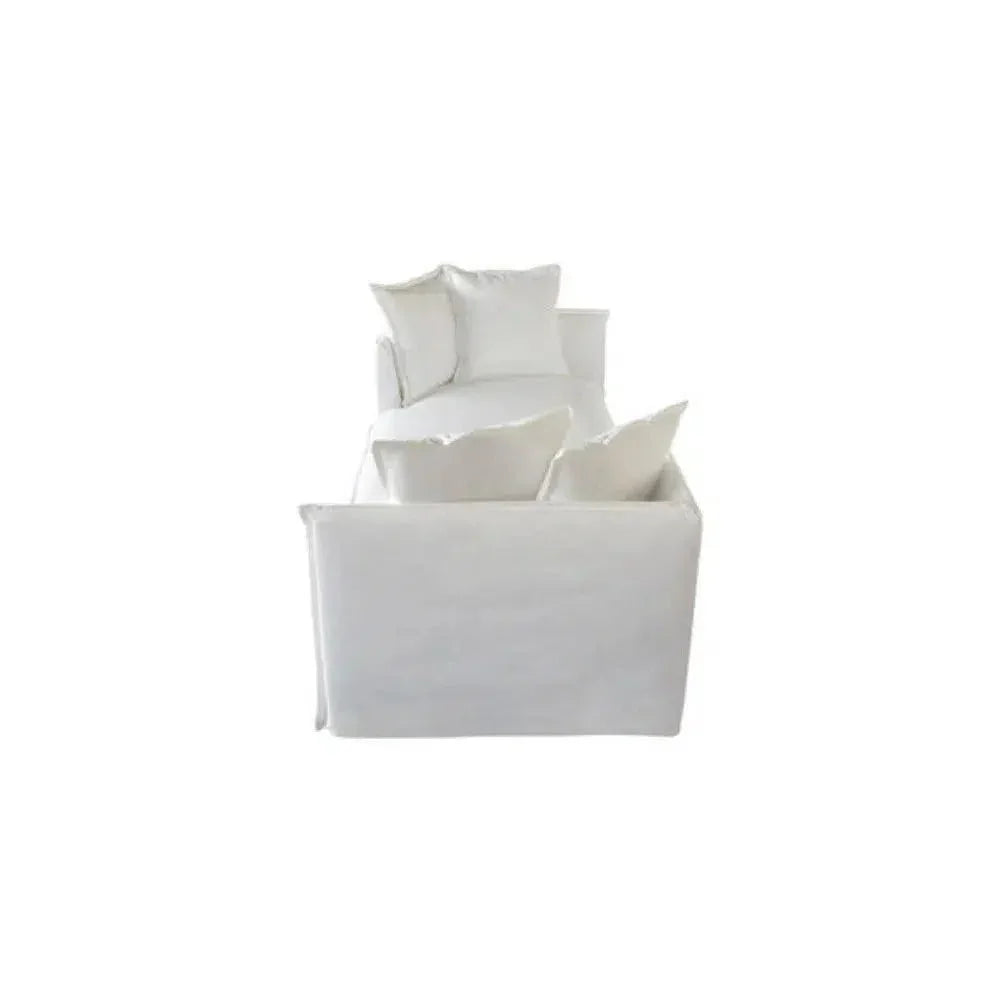 Jason Outdoor Slipcovered Daybed White - LOOMLAN - Artesia - Outdoor Sofas & Loveseats