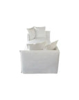 Jason Outdoor Slipcovered Daybed White - LOOMLAN - Artesia - Outdoor Sofas & Loveseats