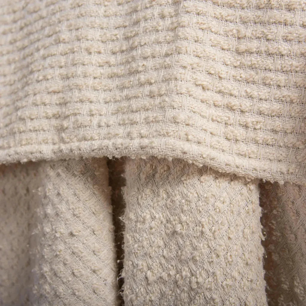 LOOMLAN Jay Cream Outdoor Throw Blanket