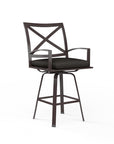 La Jolla Sunbrella Swivel Outdoor Barstool