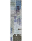 LOOMLAN Rugs Jude Blue Washable Indoor-Outdoor Rug