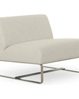 Jules Performance Fabric Outdoor Accent Chair Aluminium Leg - LOOMLAN - Moe's Home - Outdoor Accent Chairs
