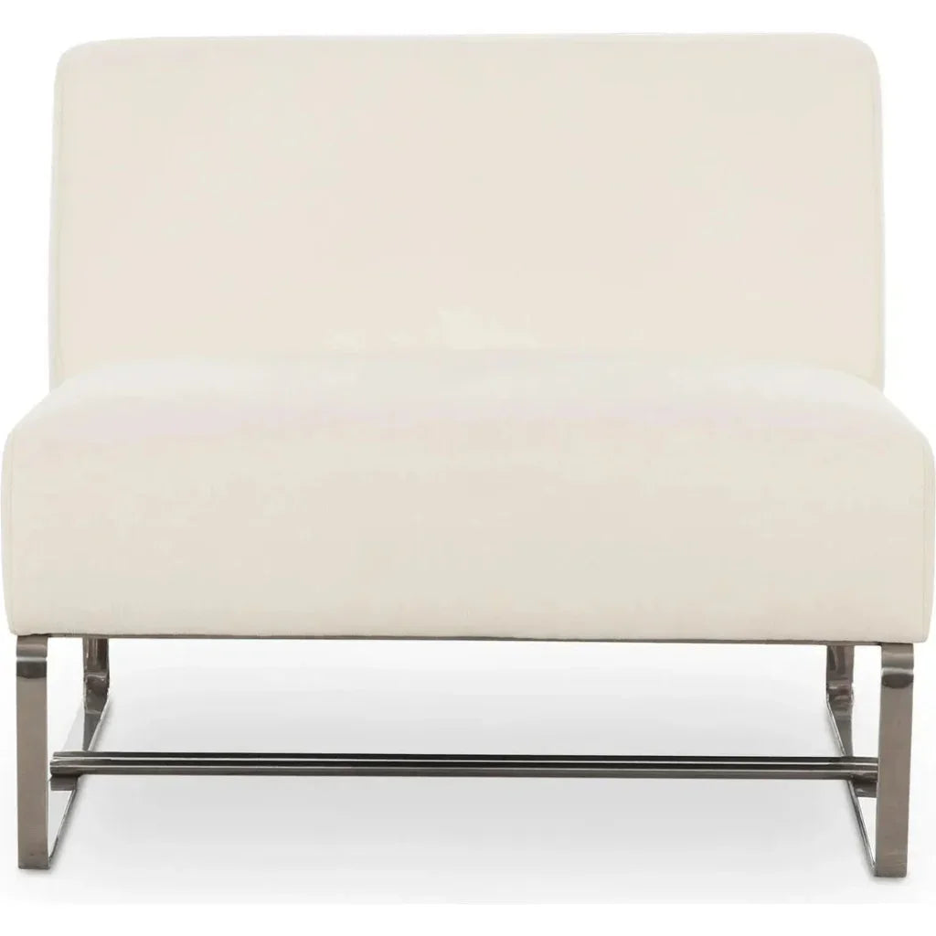 Jules Performance Fabric Outdoor Accent Chair Aluminium Leg - LOOMLAN - Moe's Home - Outdoor Accent Chairs