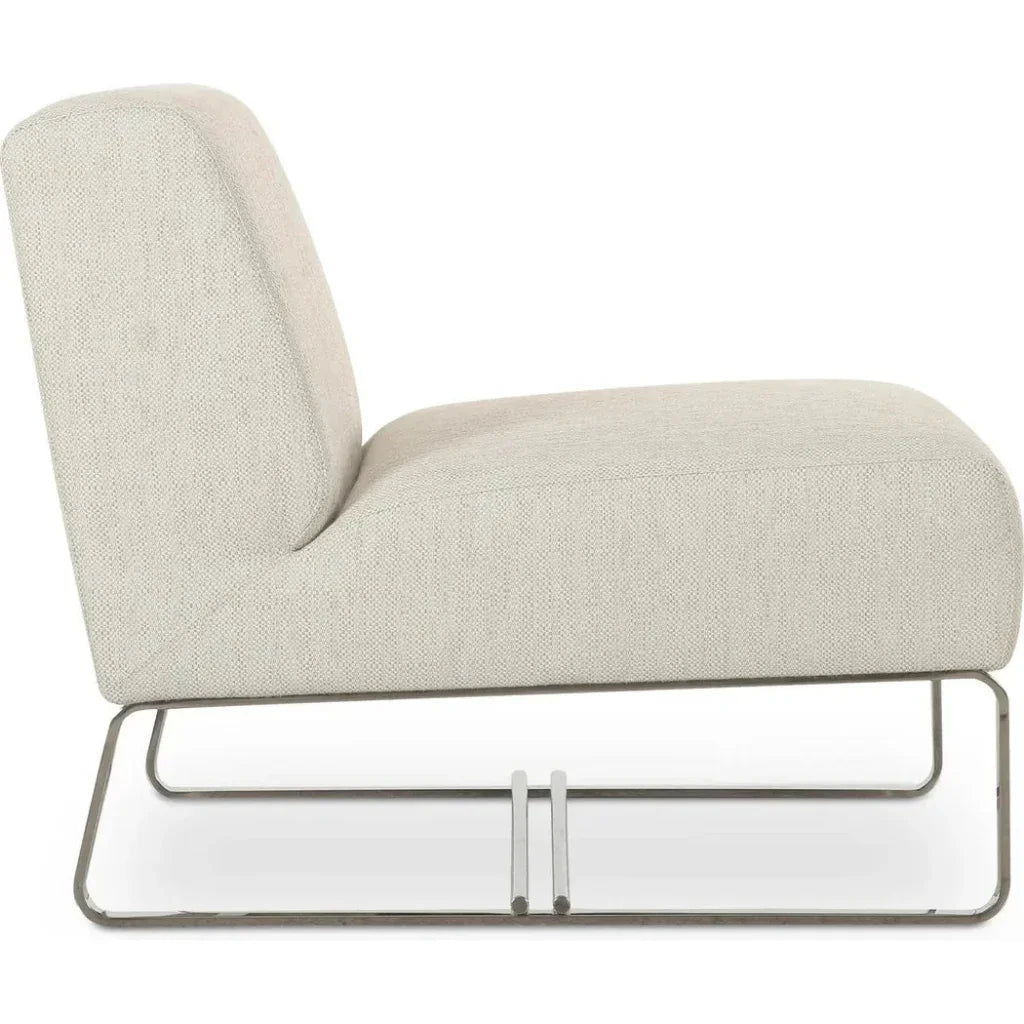 Jules Performance Fabric Outdoor Accent Chair Aluminium Leg - LOOMLAN - Moe&#39;s Home - Outdoor Accent Chairs