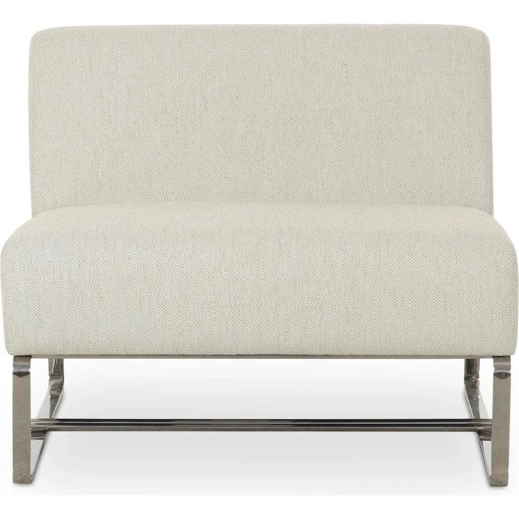 Jules Performance Fabric Outdoor Accent Chair Aluminium Leg - LOOMLAN - Moe's Home - Outdoor Accent Chairs