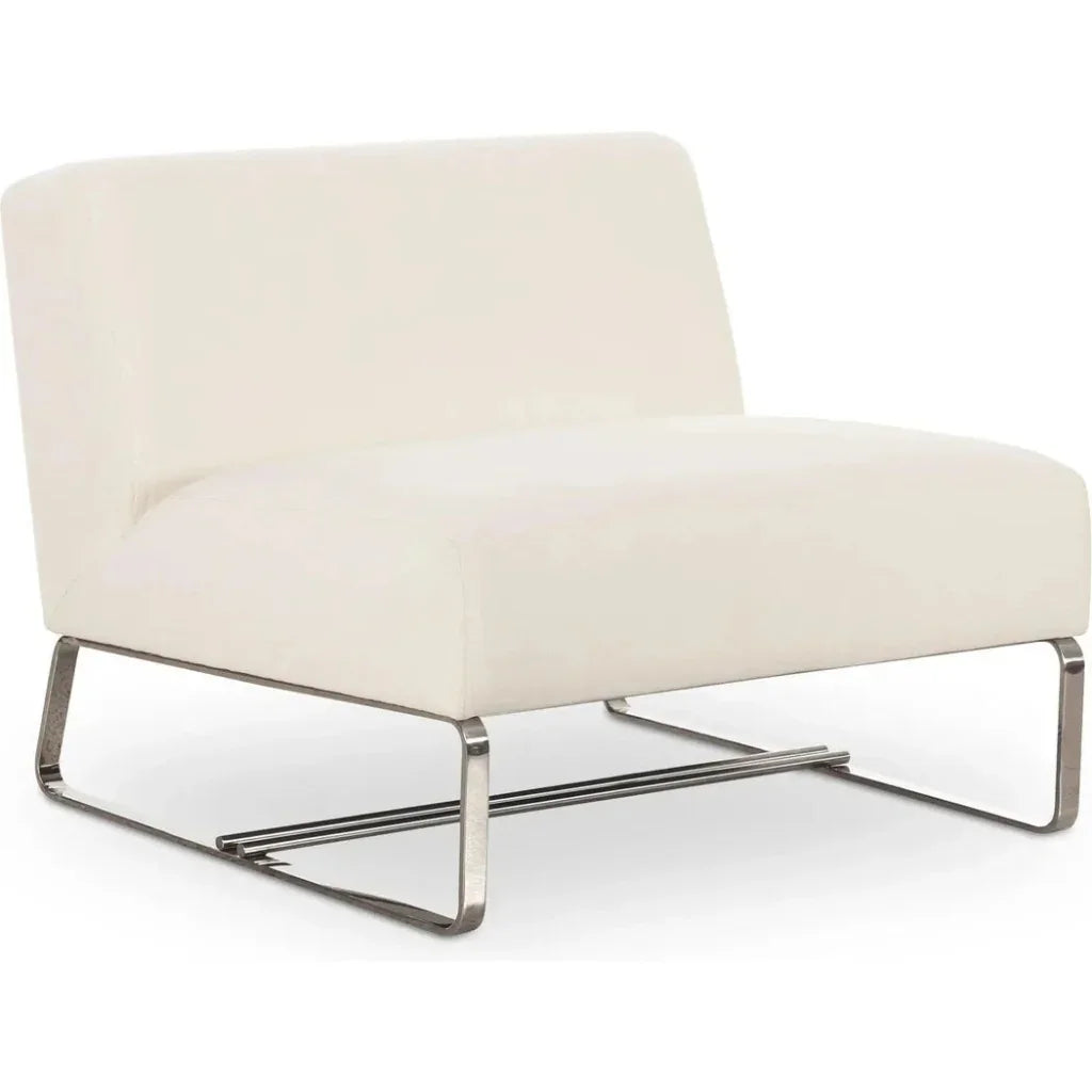 Jules Performance Fabric Outdoor Accent Chair Aluminium Leg - LOOMLAN - Moe's Home - Outdoor Accent Chairs
