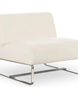 Jules Performance Fabric Outdoor Accent Chair Aluminium Leg - LOOMLAN - Moe's Home - Outdoor Accent Chairs