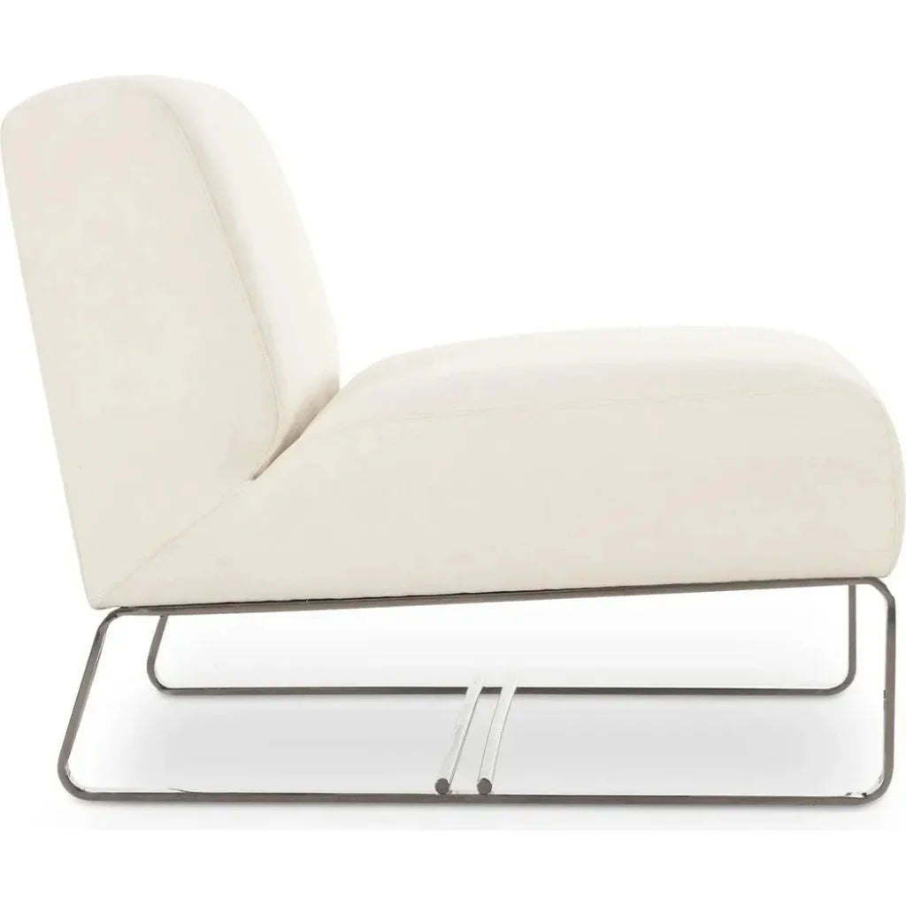 Jules Performance Fabric Outdoor Accent Chair Aluminium Leg - LOOMLAN - Moe's Home - Outdoor Accent Chairs