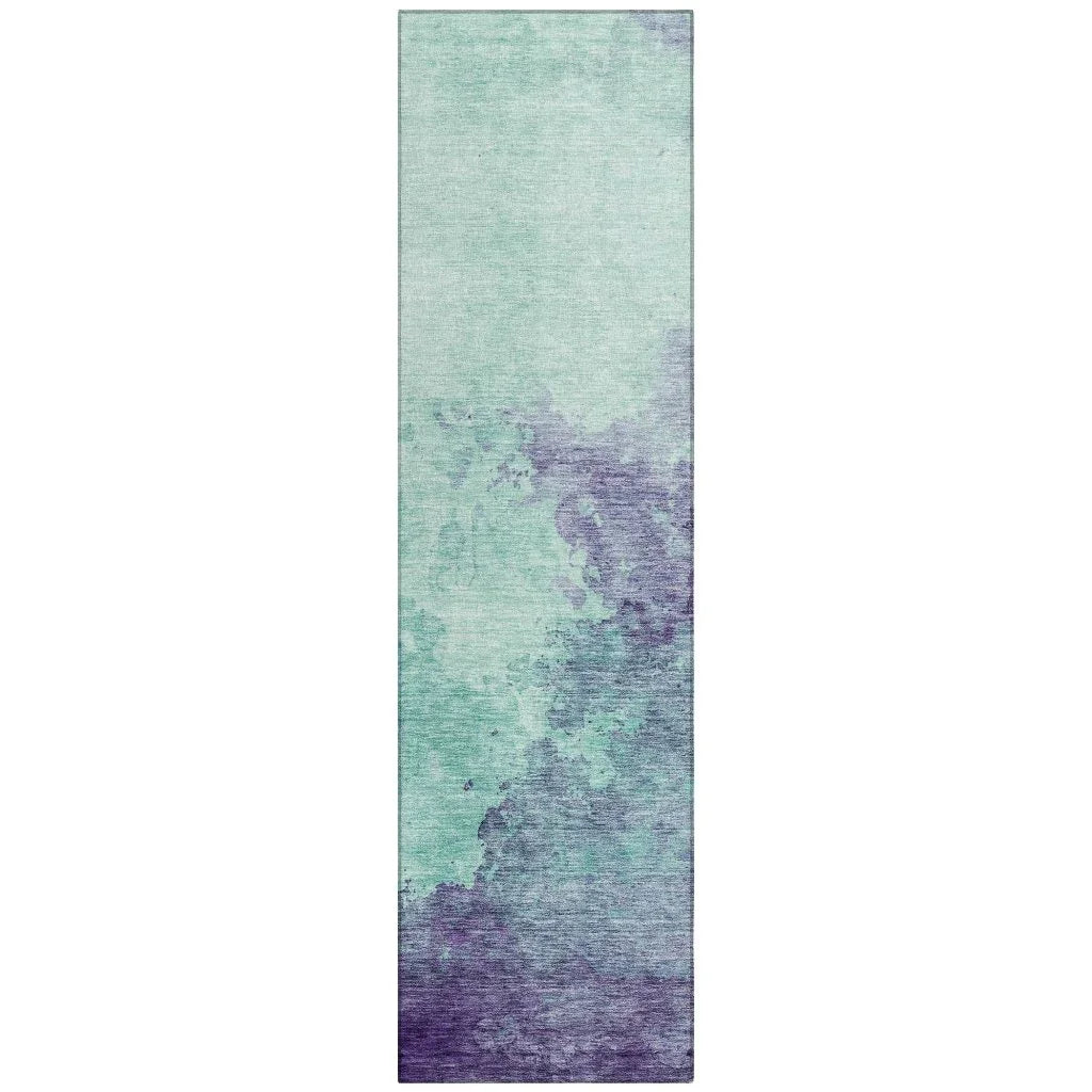 LOOMLAN Rugs Julian Blue Washable Indoor-Outdoor Rug