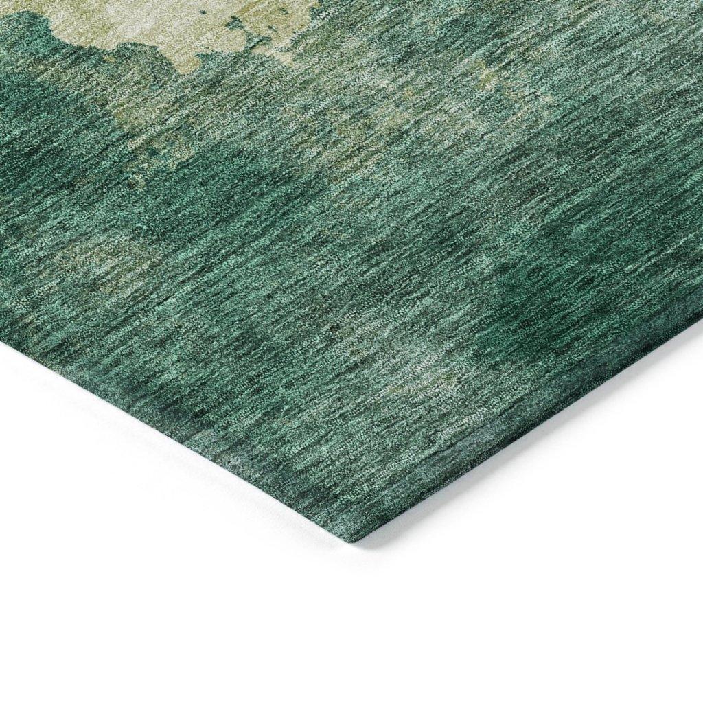 LOOMLAN Rugs Julian Green Washable Indoor-Outdoor Rug