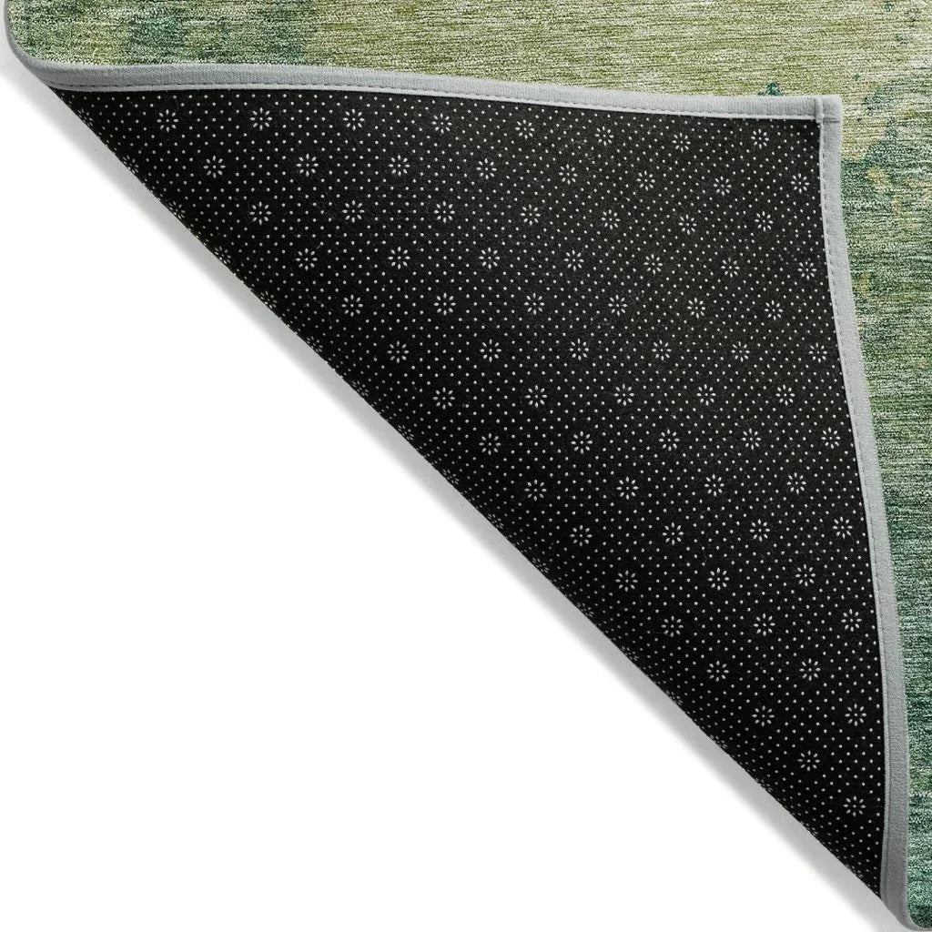 LOOMLAN Rugs Julian Green Washable Indoor-Outdoor Rug