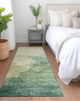 LOOMLAN Rugs Julian Green Washable Indoor-Outdoor Rug