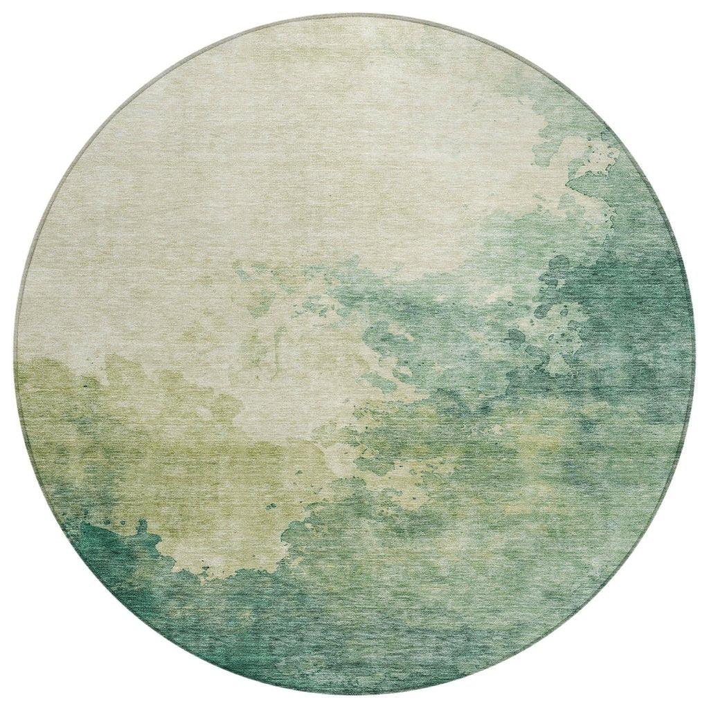 LOOMLAN Rugs Julian Green Washable Indoor-Outdoor Rug