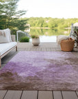 LOOMLAN Rugs Julian Lavender Washable Indoor-Outdoor Rug