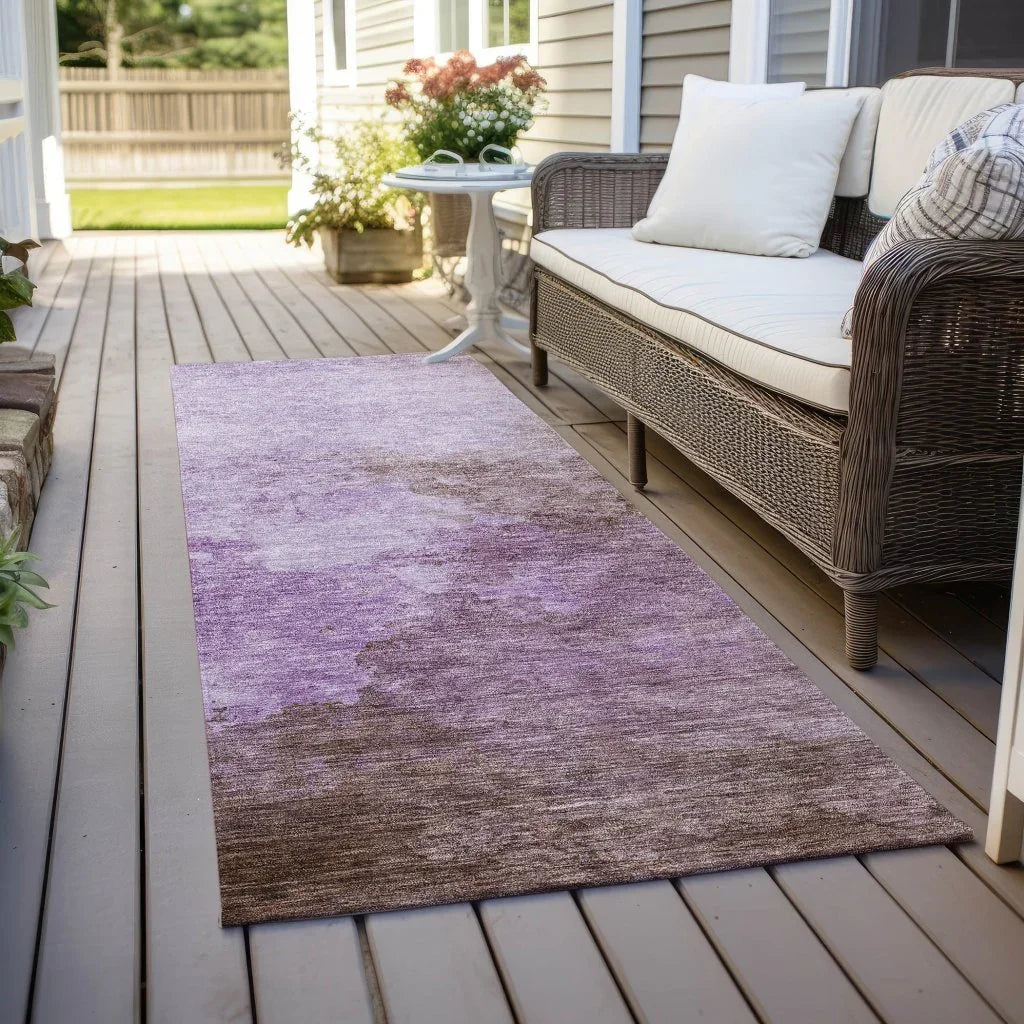 LOOMLAN Rugs Julian Lavender Washable Indoor-Outdoor Rug