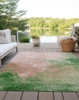 LOOMLAN Rugs Julian Pink Washable Indoor-Outdoor Rug