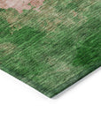 LOOMLAN Rugs Julian Pink Washable Indoor-Outdoor Rug