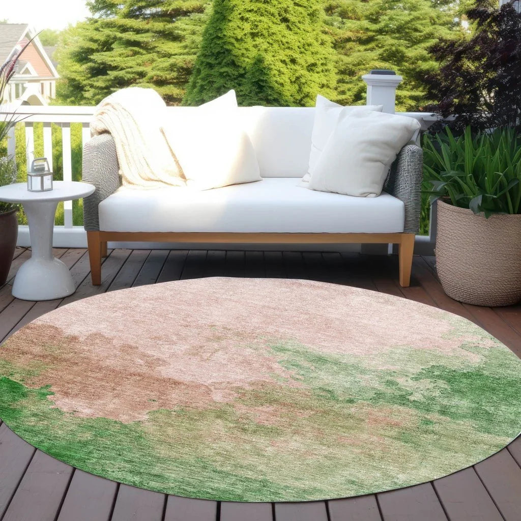 LOOMLAN Rugs Julian Pink Washable Indoor-Outdoor Rug