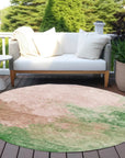 LOOMLAN Rugs Julian Pink Washable Indoor-Outdoor Rug