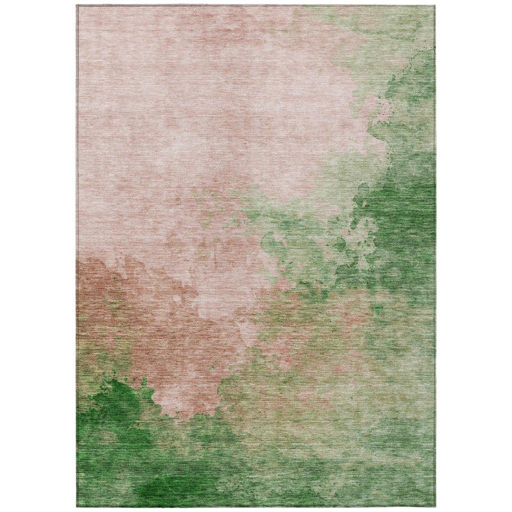LOOMLAN Rugs Julian Pink Washable Indoor-Outdoor Rug