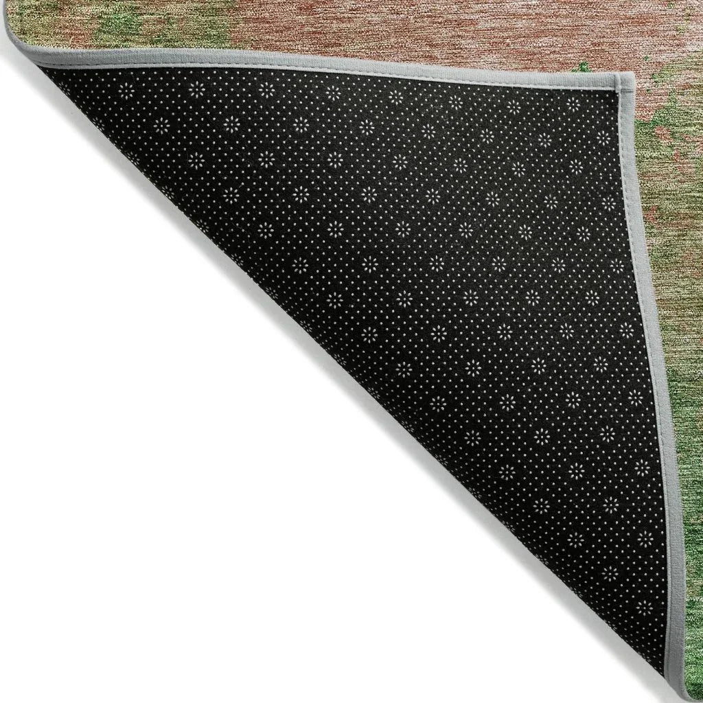 LOOMLAN Rugs Julian Pink Washable Indoor-Outdoor Rug