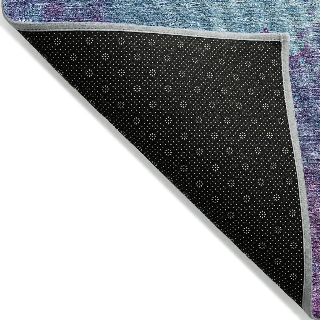 LOOMLAN Rugs Julian Sky Washable Indoor-Outdoor Rug