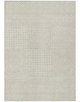 LOOMLAN Rugs Junia Beige Washable Indoor-Outdoor Rug