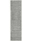 LOOMLAN Rugs Junia Gray Washable Indoor-Outdoor Rug