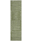 LOOMLAN Rugs Junia Green Washable Indoor-Outdoor Rug