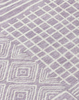 LOOMLAN Rugs Junia Purple Washable Indoor-Outdoor Rug