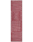 LOOMLAN Rugs Junia Red Washable Indoor-Outdoor Rug