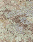 LOOMLAN Rugs Kairi Brown Washable Indoor-Outdoor Rug