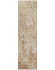 LOOMLAN Rugs Kairi Orange Washable Indoor-Outdoor Rug